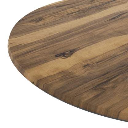 Flash Furniture ST-RD800B-1-M-3A-W-NAT-GG Commercial 31.25" Round HPL Wrapped All Weather Tabletop in Natural - View 5