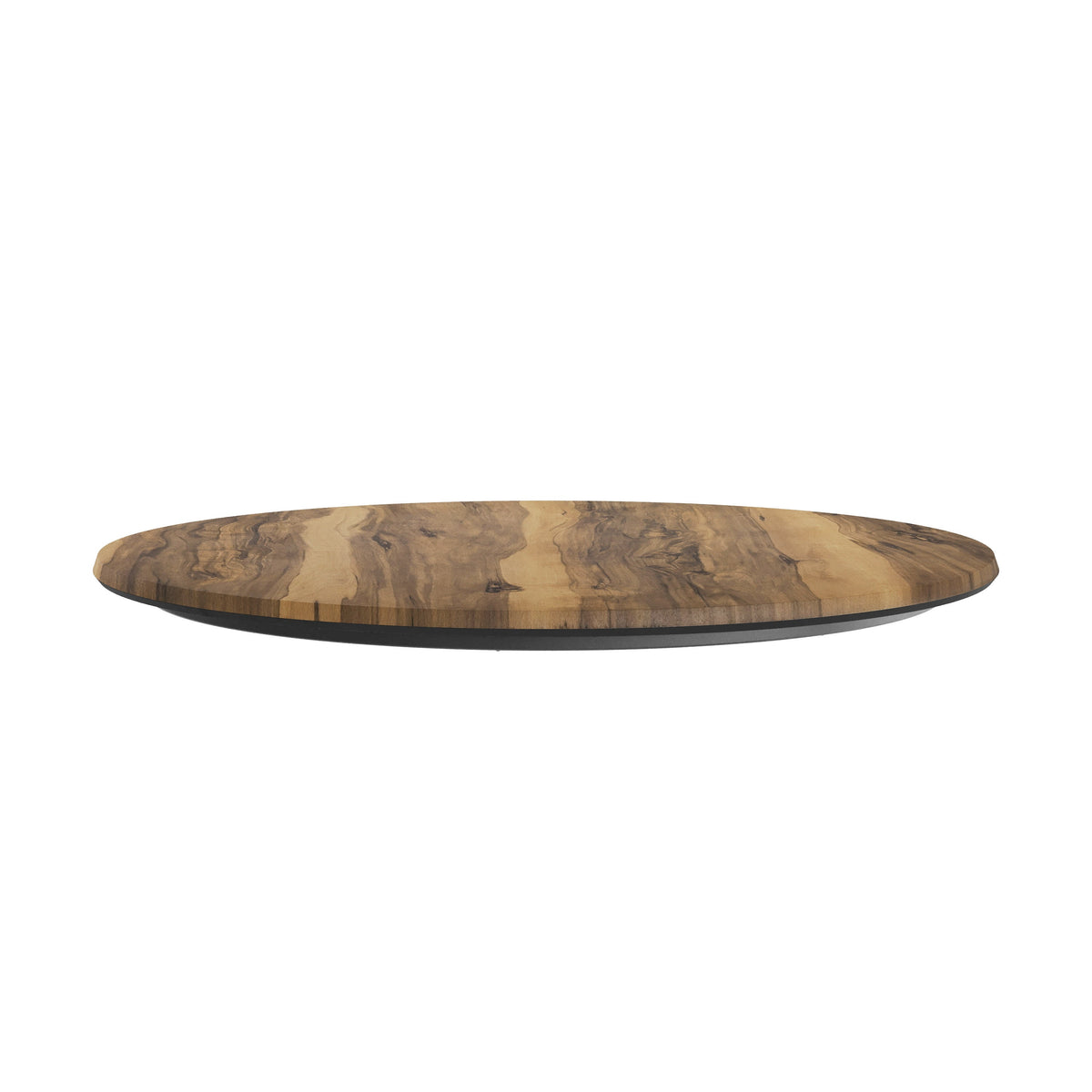 Flash Furniture ST-RD800B-1-M-3A-W-NAT-GG Commercial 31.25" Round HPL Wrapped All Weather Tabletop in Natural - View 6