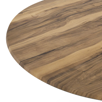 Flash Furniture ST-RD918B-1-M-3A-W-NAT-GG Commercial 36" RD HPL Wrapped Scratch and Stain Resistant Tabletop-Natural - View 5