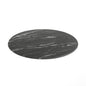 Flash Furniture ST-RD918C-1-M-3A-M-BLK-MAR-GG Commercial 36" Round HPL Wrapped All-Weather Tabletop in Black Faux Marble - Main view
