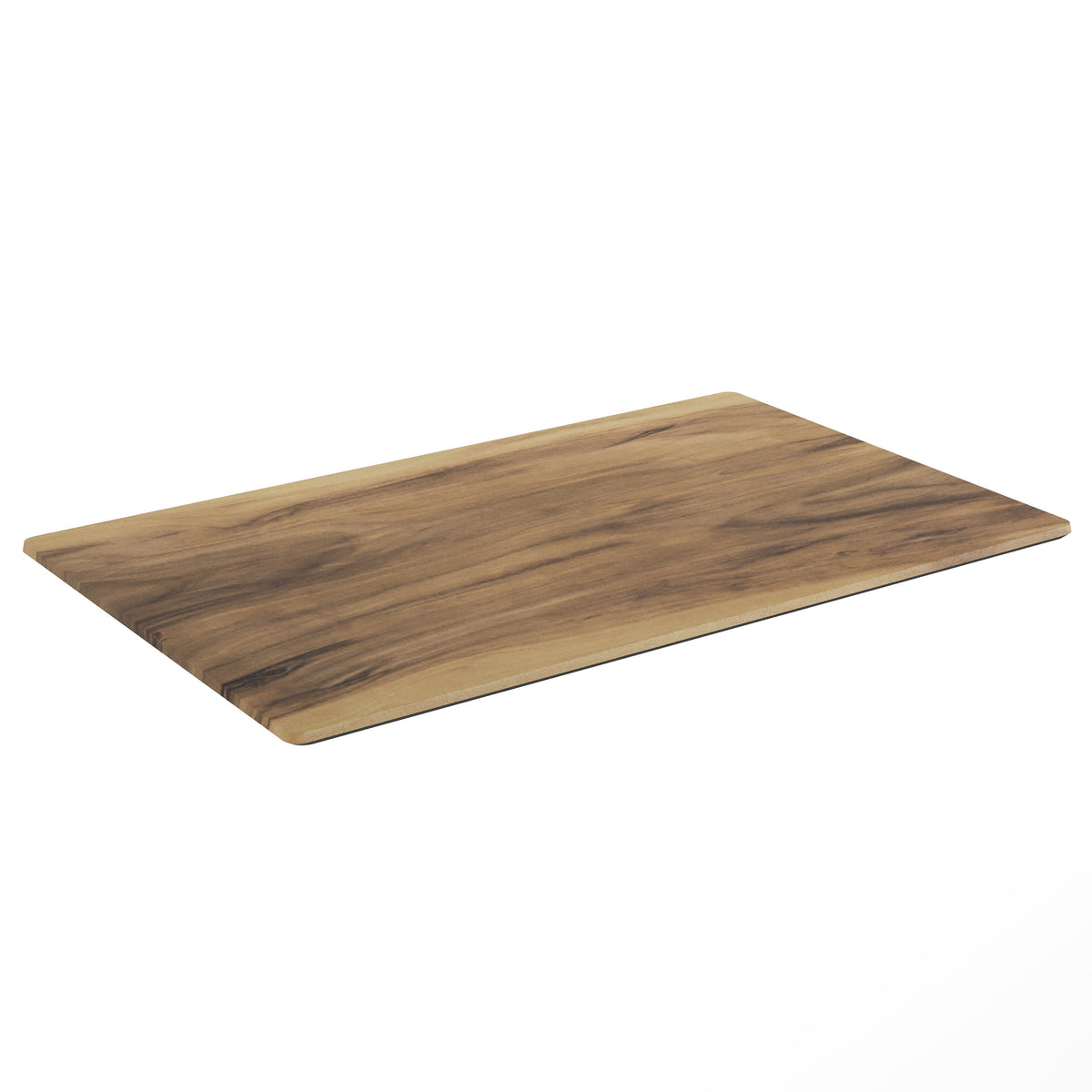 Flash Furniture ST-RT30X48INB-1-M-3A-W-NAT-GG Commercial 30x48 HPL Wrapped Scratch and Stain Resistant Tabletop in Natural - Main view
