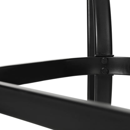 Flash Furniture TLH-SC-094L-BLK-GG Commercial 35x59 Tempered Glass and Steel Patio Table with Umbrella Hole-Black (Clear Top/Black Frame) - View 9
