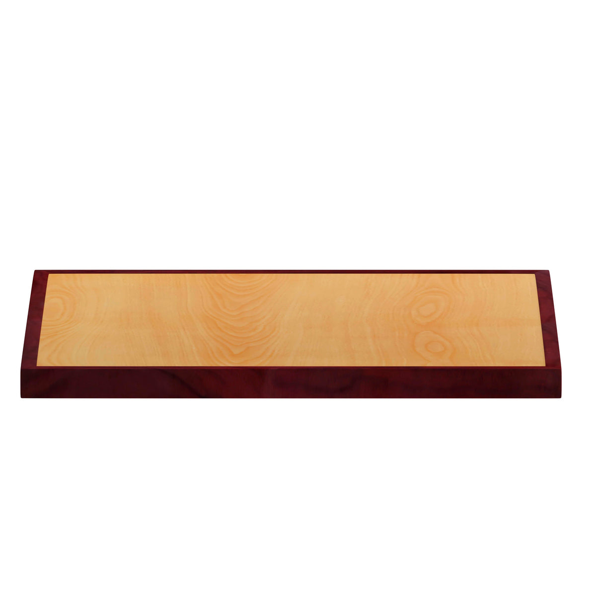 Flash Furniture TP-2TONE-3636-GG 36" Square 2-Tone Cherry & Mahogany Resin Table Top with 2" Thick Drop-Lip - View 6