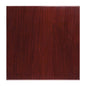 Flash Furniture TP-MAH-3636-GG 36" Square High-Gloss Mahogany Resin Table Top with 2" Thick Drop-Lip - Main view