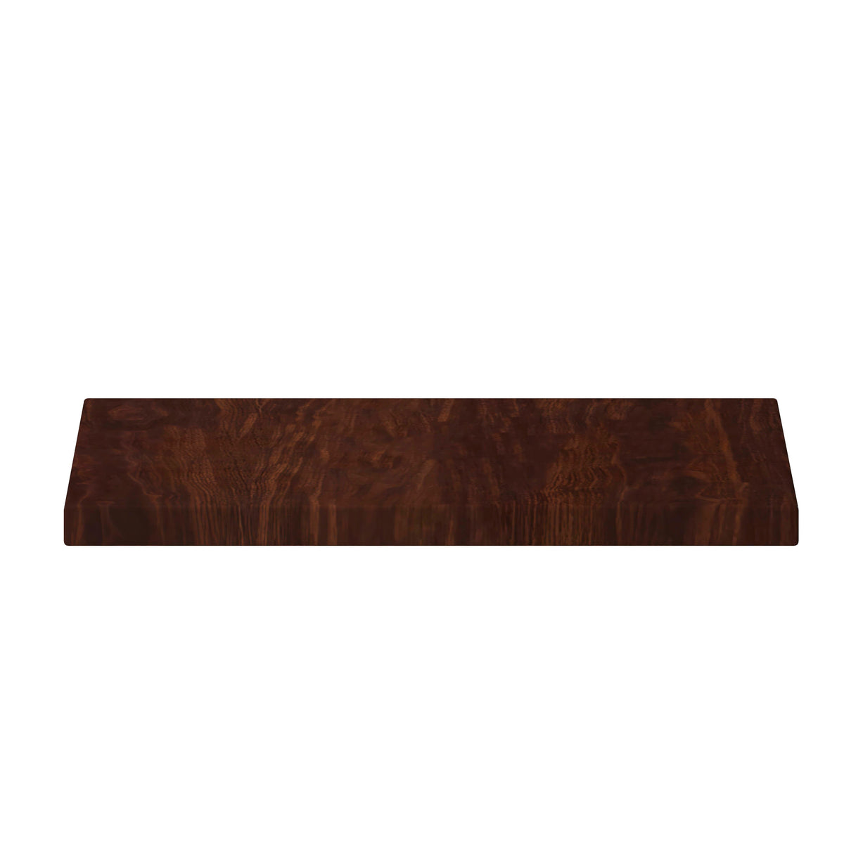 Flash Furniture TP-WAL-3636-GG 36" Square High-Gloss Walnut Resin Table Top with 2" Thick Drop-Lip - View 5