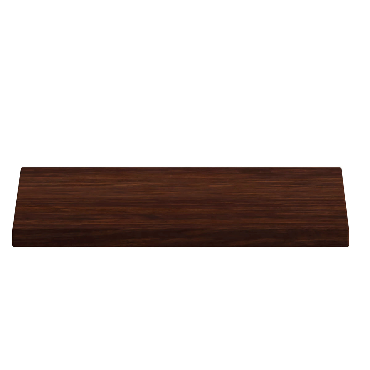 Flash Furniture TP-WAL-3636-GG 36" Square High-Gloss Walnut Resin Table Top with 2" Thick Drop-Lip - View 6