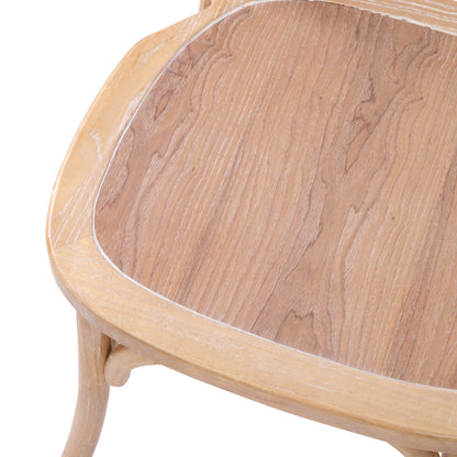 Flash Furniture X-BACK-DRIFT Driftwood X-Back Chair - View 9