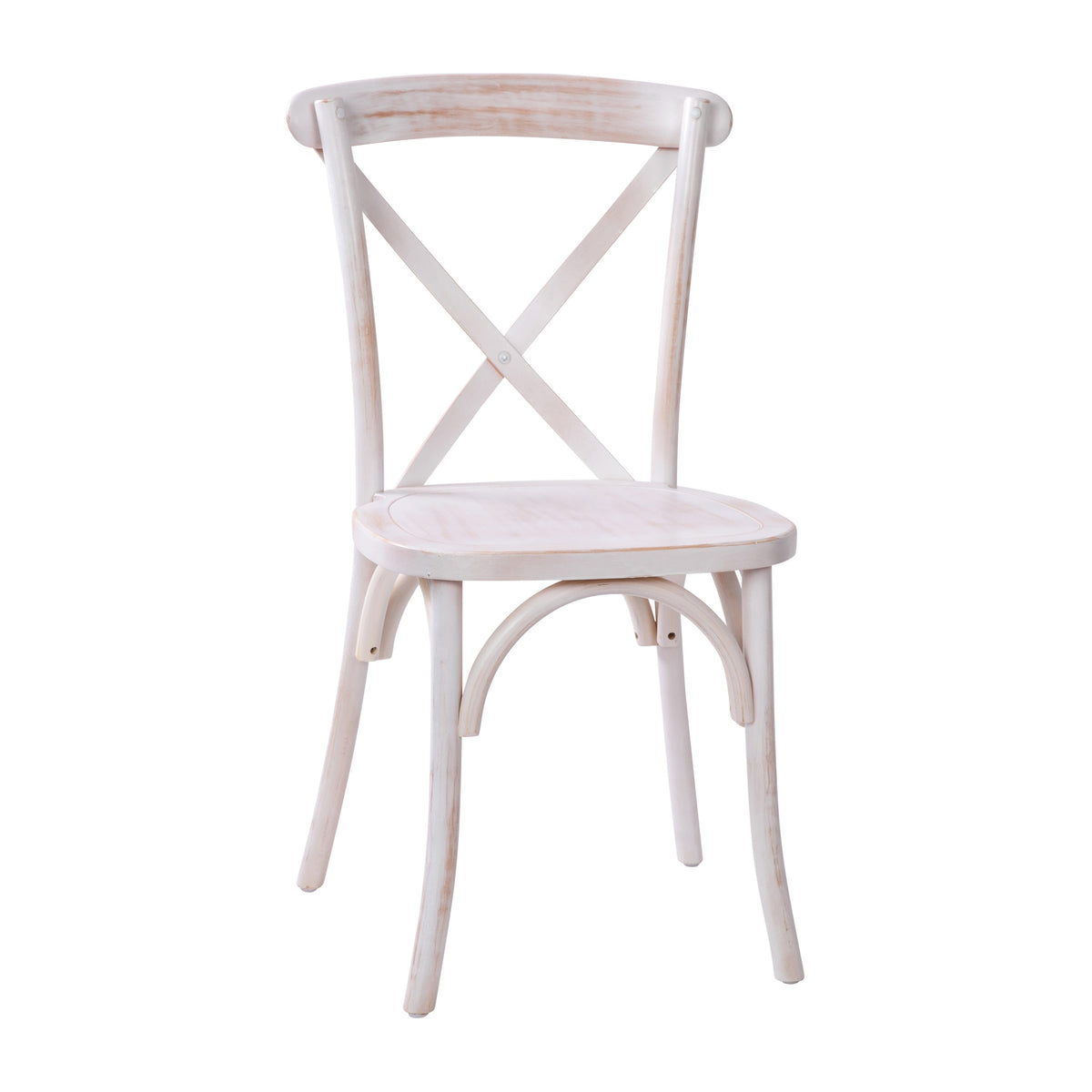 Flash Furniture X-BACK-LW Lime Wash X-Back Chair - Main view