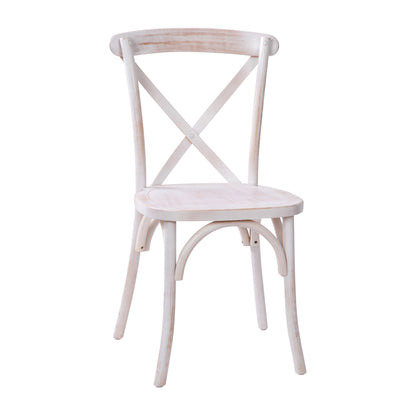 Flash Furniture X-BACK-LW Lime Wash X-Back Chair - Main view