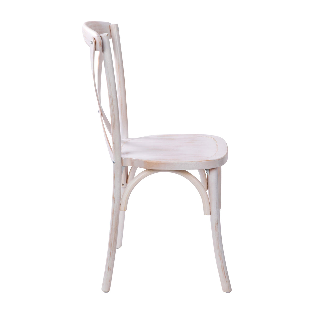 Flash Furniture X-BACK-LW Lime Wash X-Back Chair - View 10