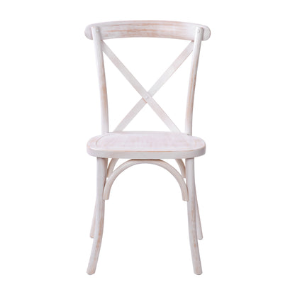 Flash Furniture X-BACK-LW Lime Wash X-Back Chair - View 11