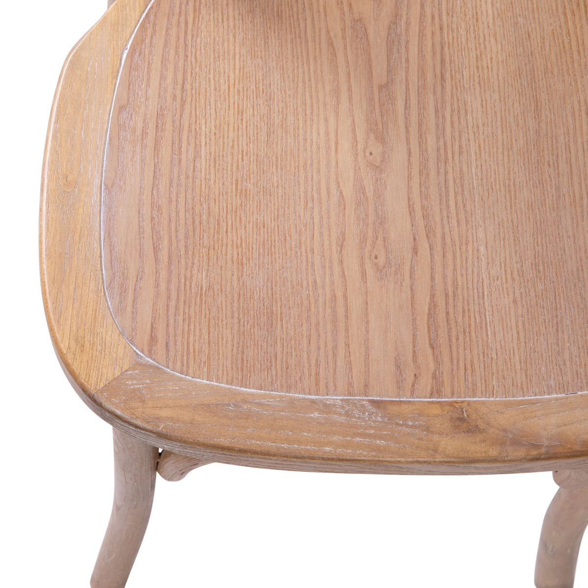 Flash Furniture X-BACK-MEDWHT Medium With White Grain X-Back Chair - View 9