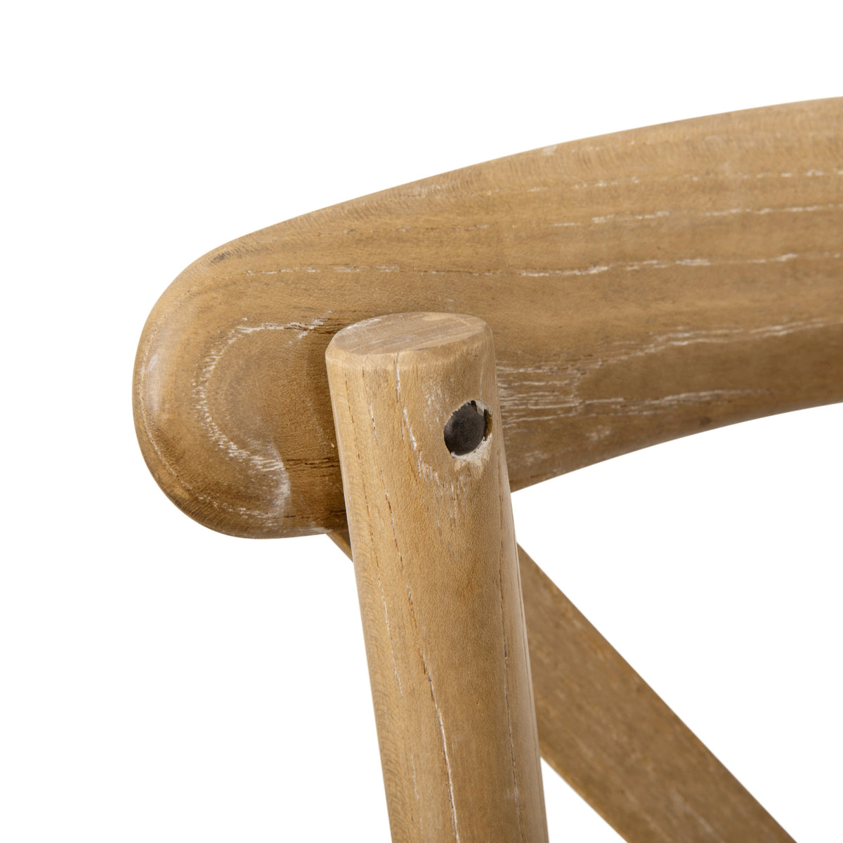 Flash Furniture X-BACK-MOWG Medium Natural With White Grain X-Back Chair - View 9