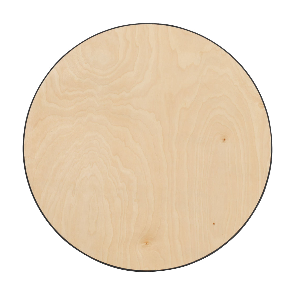 Flash Furniture XA-24-COTA-GG 24" Round Wood Cocktail Table with 30" and 42" Columns (Natural) - View 5