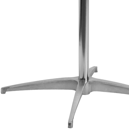 Flash Furniture XA-30-COTA-GG 30" Round Wood Cocktail Table with 30" and 42" Columns (Natural) - View 9