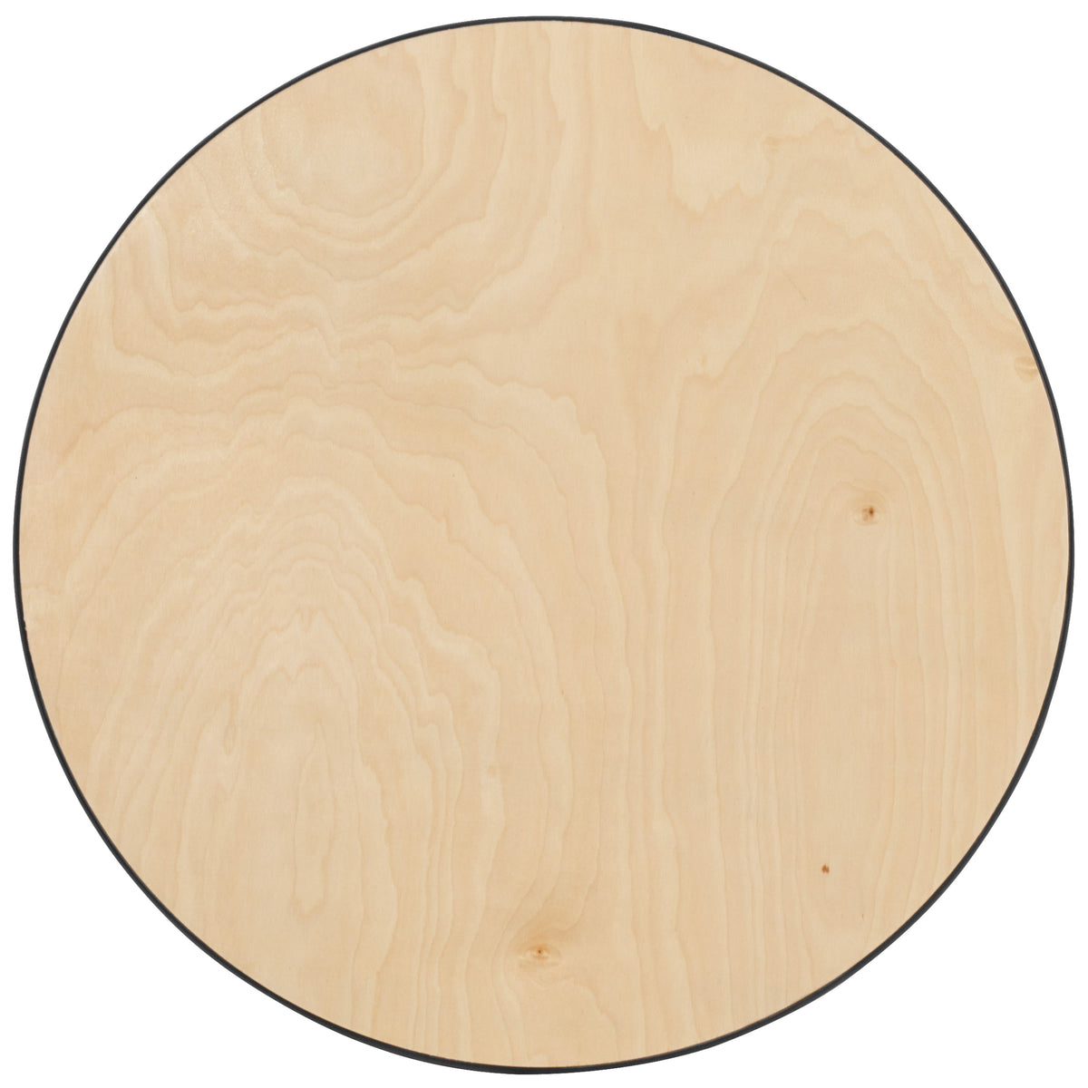 Flash Furniture XA-36-COTA-GG 36" Round Wood Commercial Grade Cocktail Table with 30" and 42" Columns (Natural) - View 7