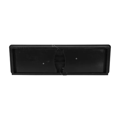Flash Furniture XA-B-40X12-BW-GG 40" x 12" Antique Solid Pine Farmhouse Folding Bench in Black Wash - View 17