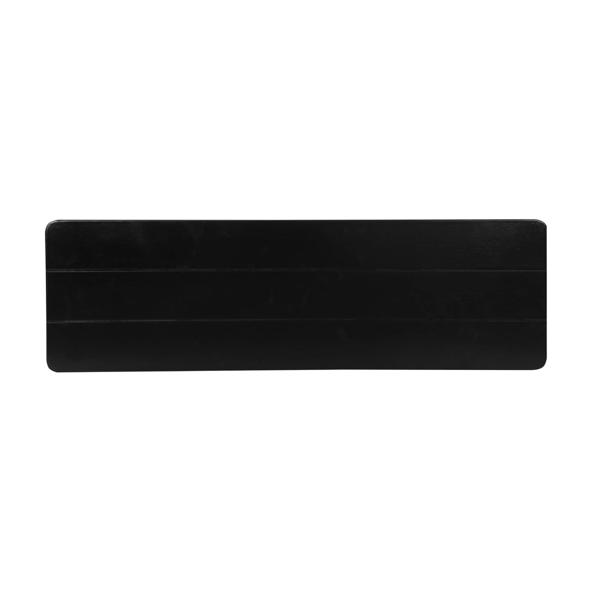 Flash Furniture XA-B-40X12-XLEGS-BW-GG 40" x 12" Antique Solid Pine Farmhouse Folding Bench in Black Wash - View 14