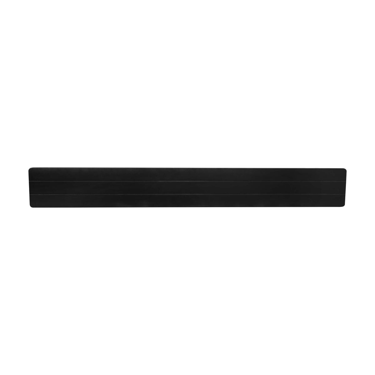 Flash Furniture XA-B-96X12-L-XLEGS-BW-GG 8' x 12" Antique Solid Pine Farmhouse Folding Bench in Black Wash - View 14