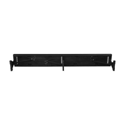 Flash Furniture XA-B-96X12-L-XLEGS-BW-GG 8' x 12" Antique Solid Pine Farmhouse Folding Bench in Black Wash - View 16