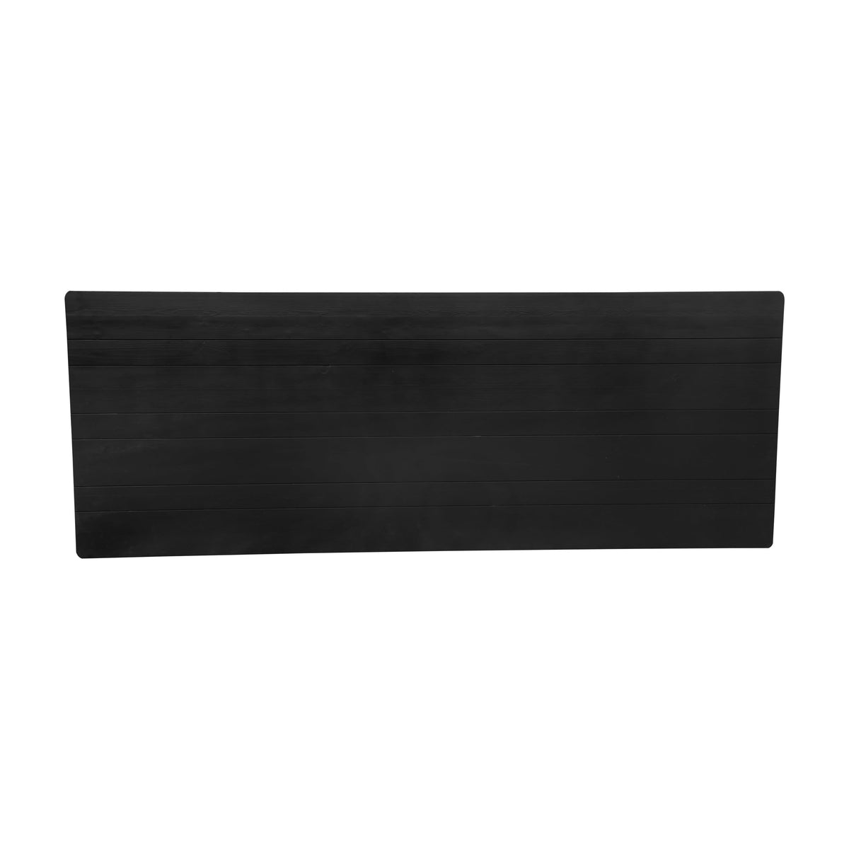 Flash Furniture XA-F-108X40-BW-GG 9' x 40" Rectangular Rustic Solid Pine Farmhouse Folding Table in Black Wash - View 9