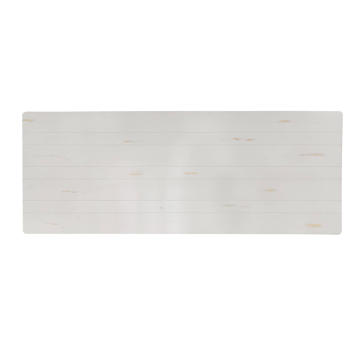 Flash Furniture XA-F-108X40-XLEGS-WH-GG Solid Pine Farm Dining Table with X-Style Legs in Antique Rustic White-9' x 40" - View 7