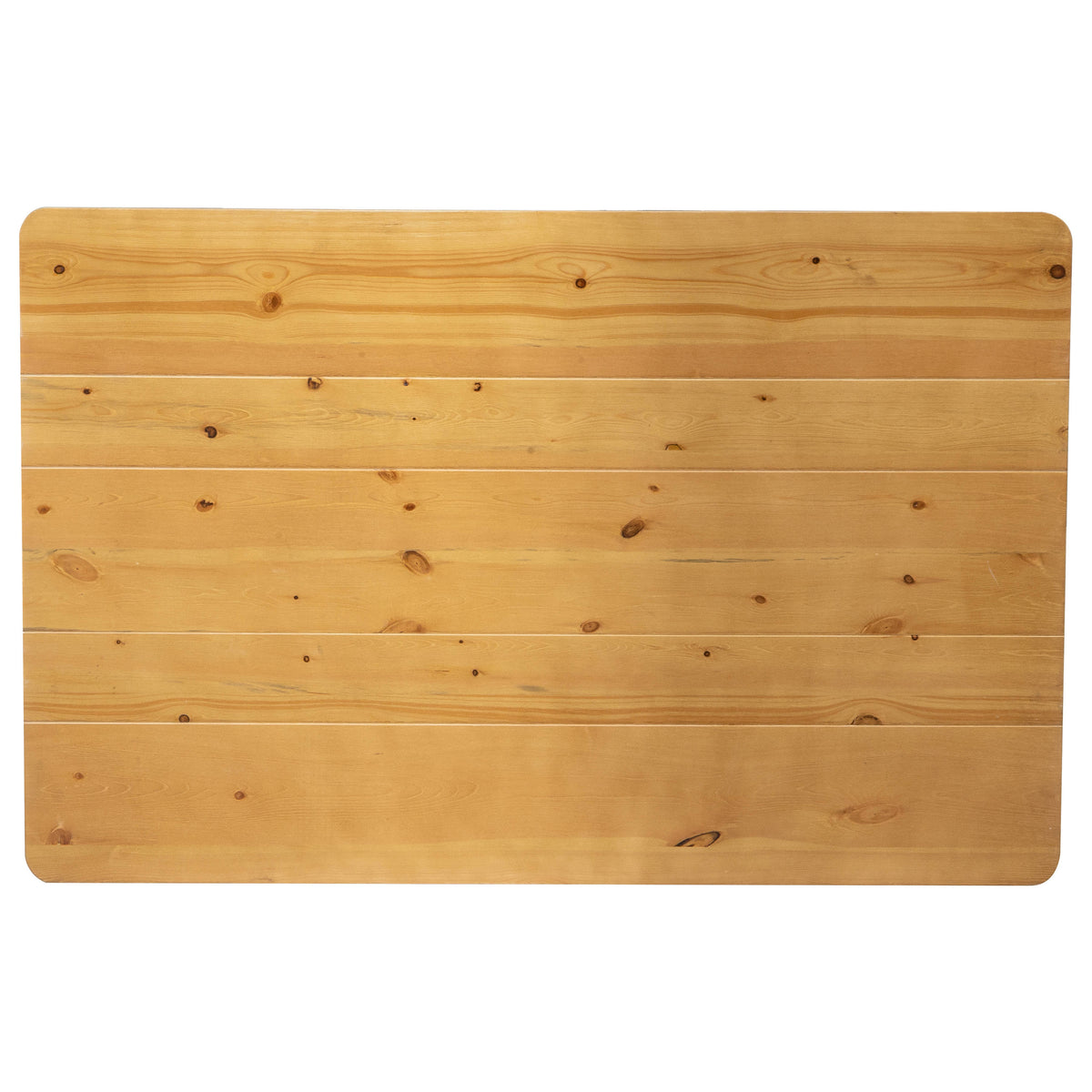 Flash Furniture XA-F-46X30-LN-GG 46" x 30" Rectangular Light Natural Solid Pine Farm Dining Table - View 7