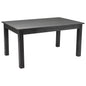 Flash Furniture XA-F-60X38-BW-GG 60" x 38" Rectangular Black Wash Solid Pine Farm Dining Table - Main view