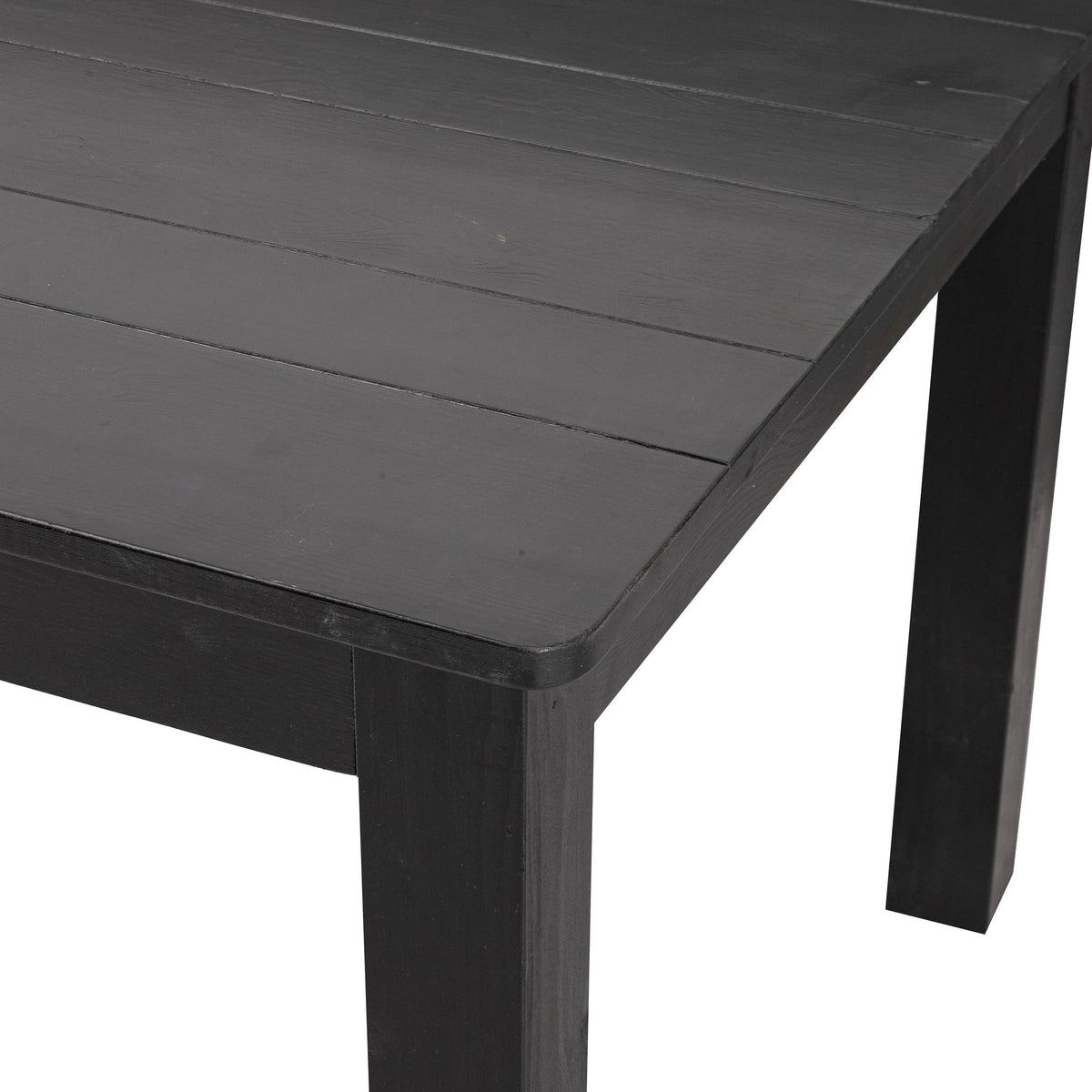 Flash Furniture XA-F-60X38-BW-GG 60" x 38" Rectangular Black Wash Solid Pine Farm Dining Table - View 8