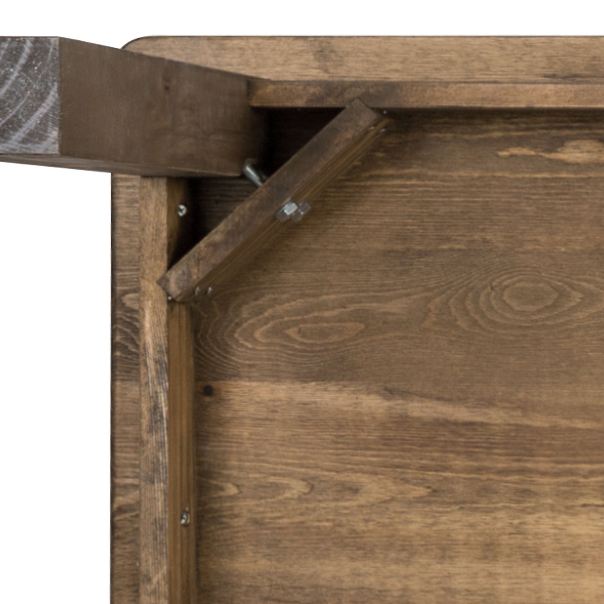 Flash Furniture XA-F-60X38-GG 60" x 38" Rectangular Antique Rustic Solid Pine Farm Dining Table - View 5