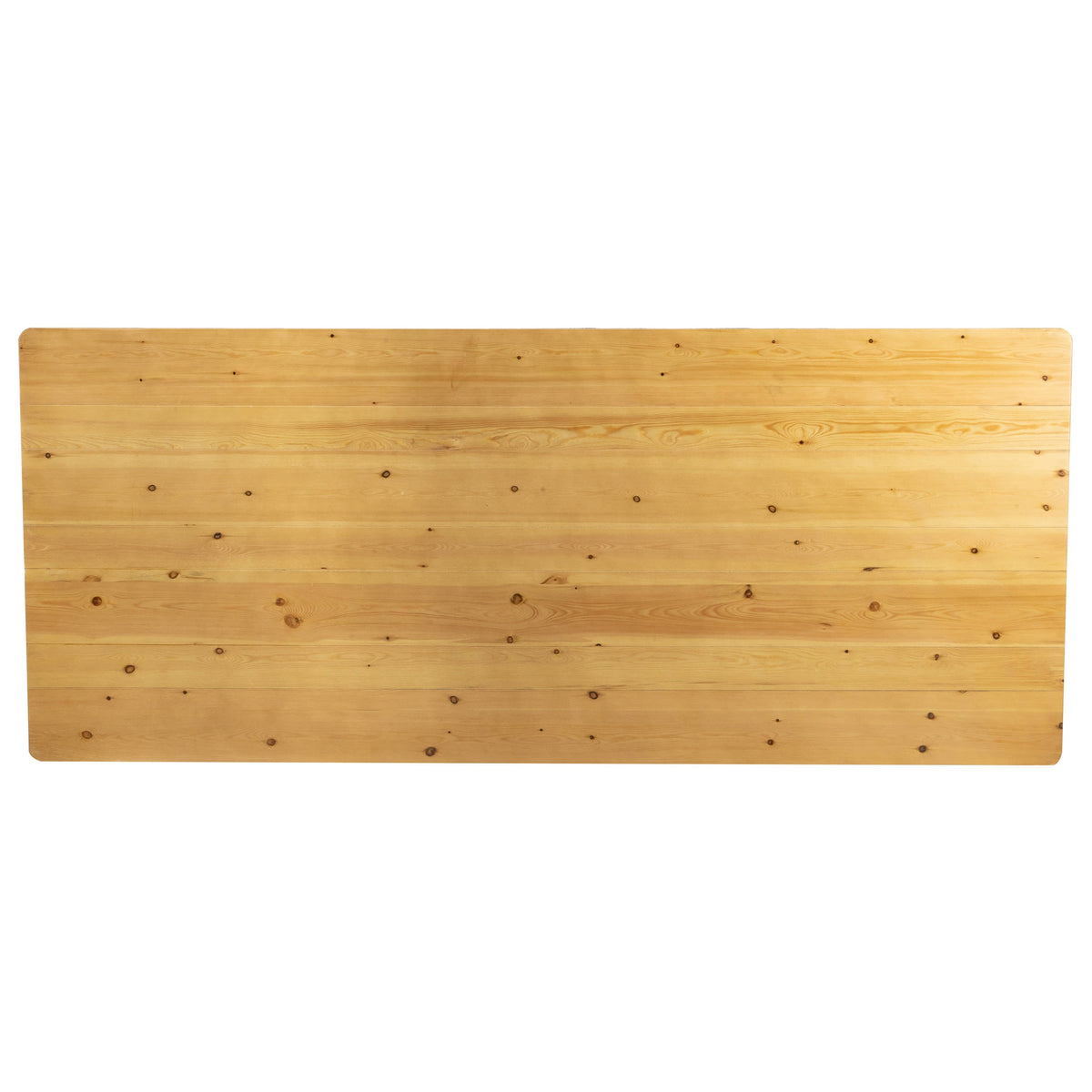 Flash Furniture XA-F-96X40-LN-GG 8' x 40" Rectangular Antique Rustic Light Natural Solid Pine Folding Farm Table - View 7