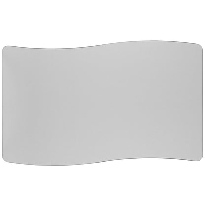 Flash Furniture XU-A3048-CON-GY-T-A-CAS-GG Mobile 28"Wx47.5"L Rectangular Wave Collaborative Grey Adjustable Activity Table (Grey Top/Black Frame) - View 7
