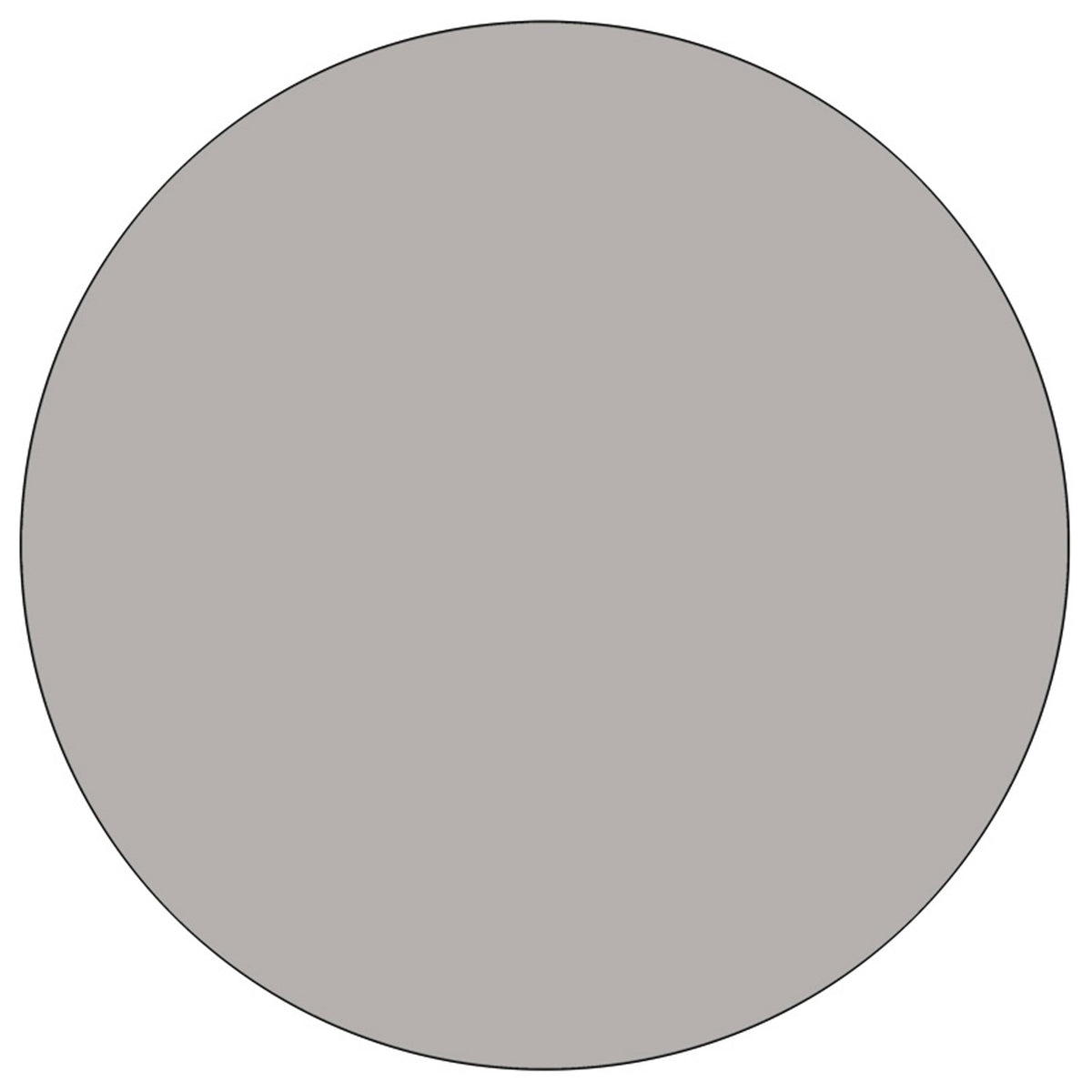 Flash Furniture XU-A42-RND-GY-H-A-CAS-GG Mobile 42" RD Grey HP Laminate Activity Table - Standard Height Adjustable Legs (Gray Top/Black Frame) - View 2