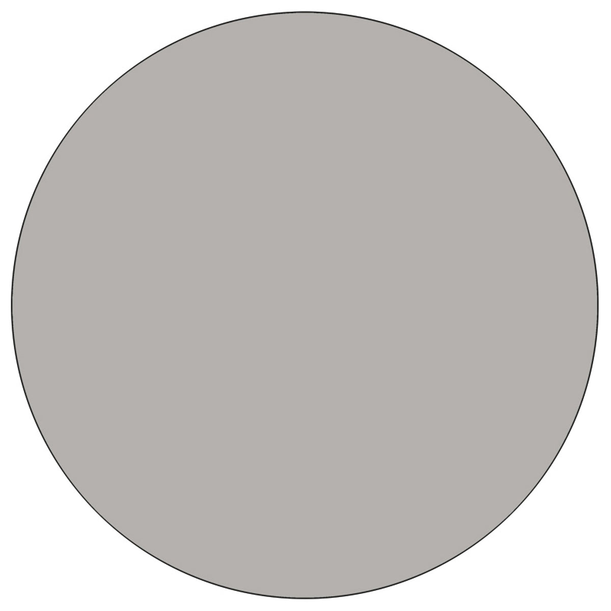 Flash Furniture XU-A48-RND-GY-H-A-CAS-GG Mobile 48" RD Grey HP Laminate Activity Table - Standard Height Adjustable Legs (Gray Top/Black Frame) - View 2