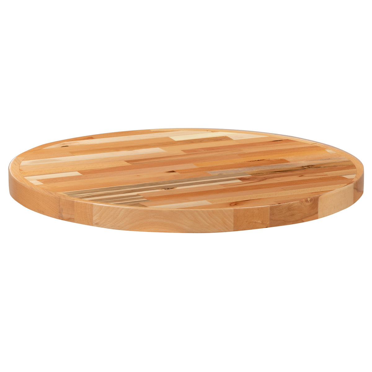 Flash Furniture XU-BB30RD-GG 30" Round Butcher Block Style Table Top - Restaurant Table Top - Main view