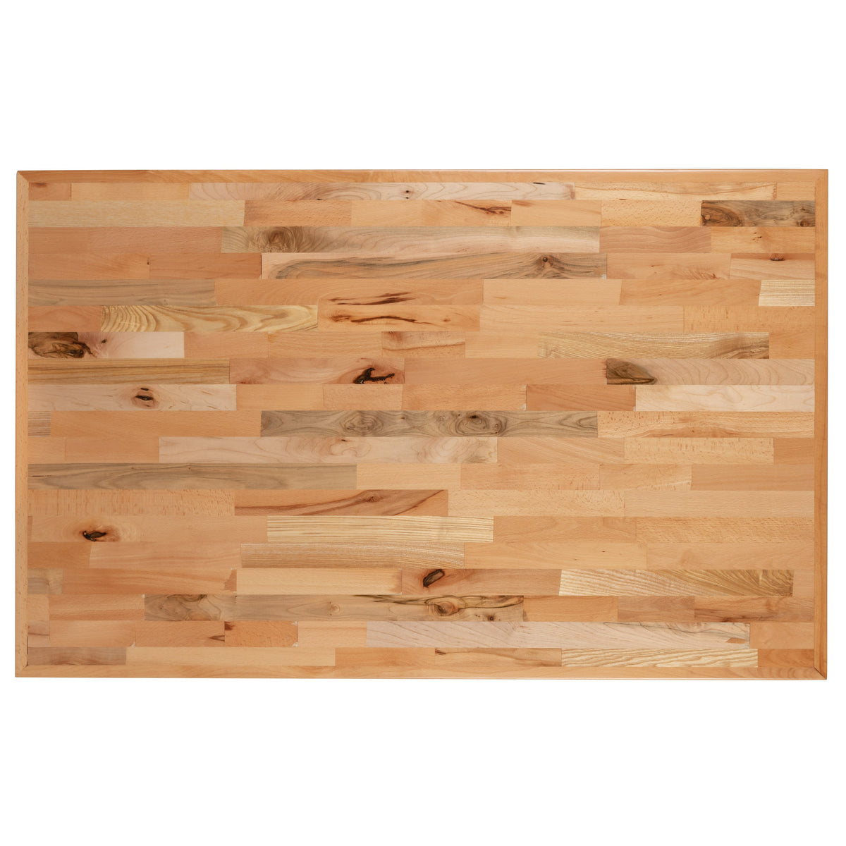 Flash Furniture XU-BB30X48RCT-GG 30" x 48" Rectangle Butcher Block Style Table Top - Restaurant Table Top - View 6