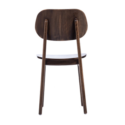 Flash Furniture XU-CH10367-3-ANTCPR-GG Commercial Solid Wood Dining Chair with Curved Backrest in Antique Copper - View 9