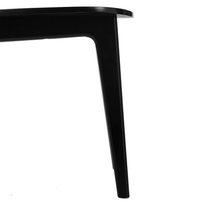 Flash Furniture XU-CH10367-3-BLK-GG Commercial Solid Wood Dining Chair with Curved Backrest in Black - View 10