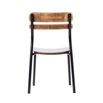 Flash Furniture XU-CH10443-ANTCPR-GG Commercial Solid Wood Dining Chair with Black Frame and Antique Copper Finish - View 7
