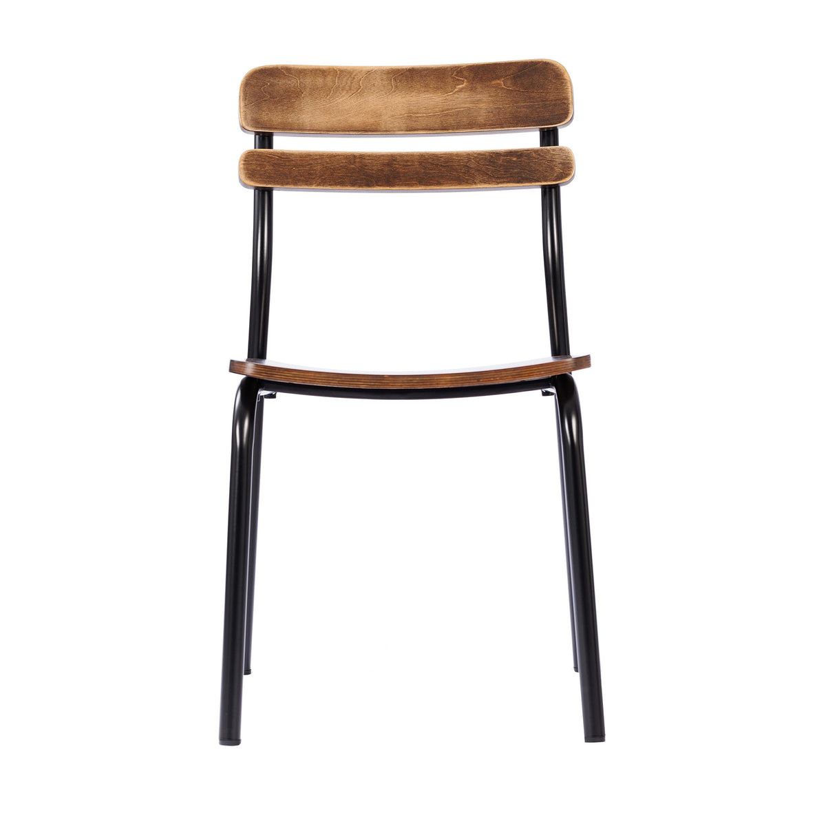 Flash Furniture XU-CH10443-ANTCPR-GG Commercial Solid Wood Dining Chair with Black Frame and Antique Copper Finish - View 10