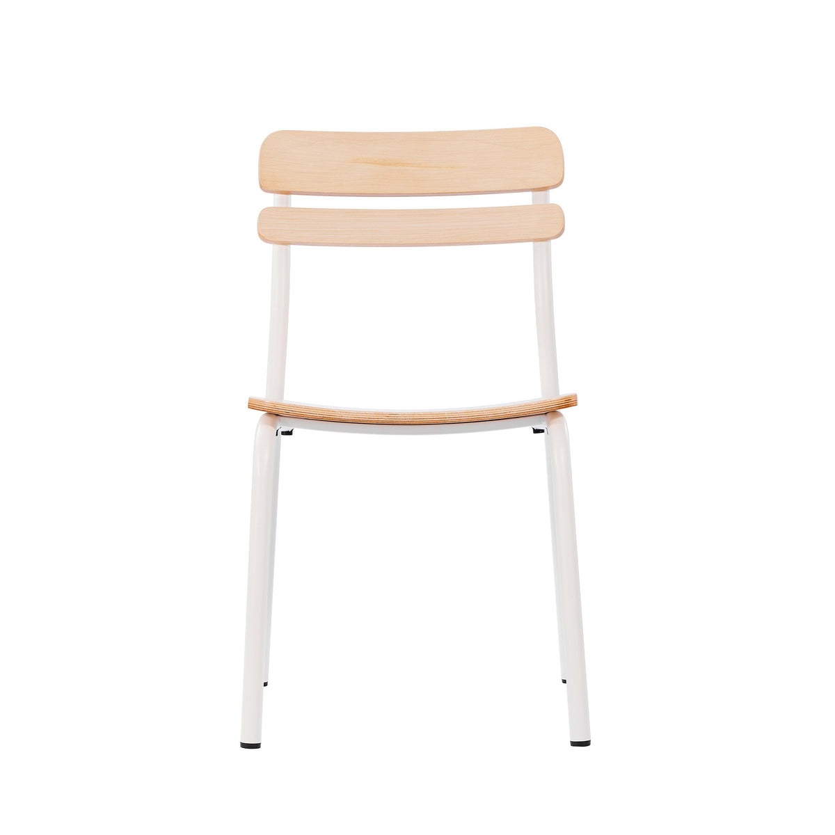 Flash Furniture XU-CH10443-ANTWHT-GG Commercial Solid Wood Dining Chair with White Frame and Antique White Finish - View 10