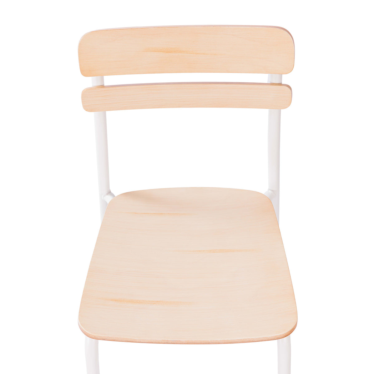 Flash Furniture XU-CH10443-ANTWHT-GG Commercial Solid Wood Dining Chair with White Frame and Antique White Finish - View 11
