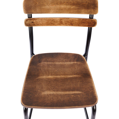 Flash Furniture XU-CH10443B-ANTCPR-GG Commercial Solid Wood Bar Stool with Black Frame and Antique Copper Finish - View 10