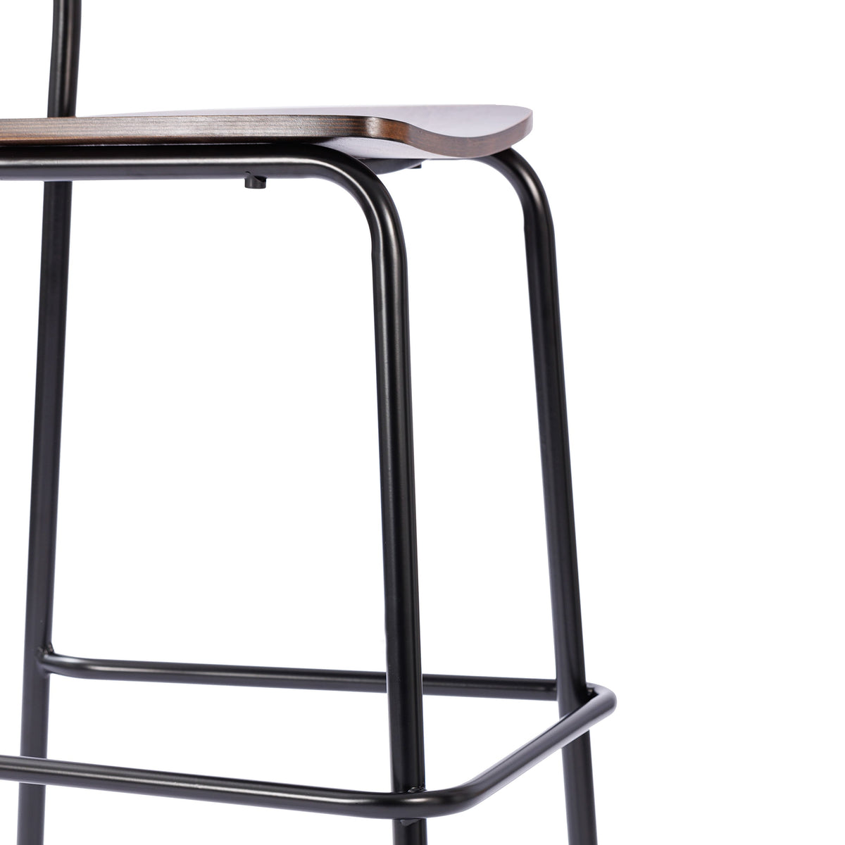 Flash Furniture XU-CH10443B-ANTCPR-GG Commercial Solid Wood Bar Stool with Black Frame and Antique Copper Finish - View 11