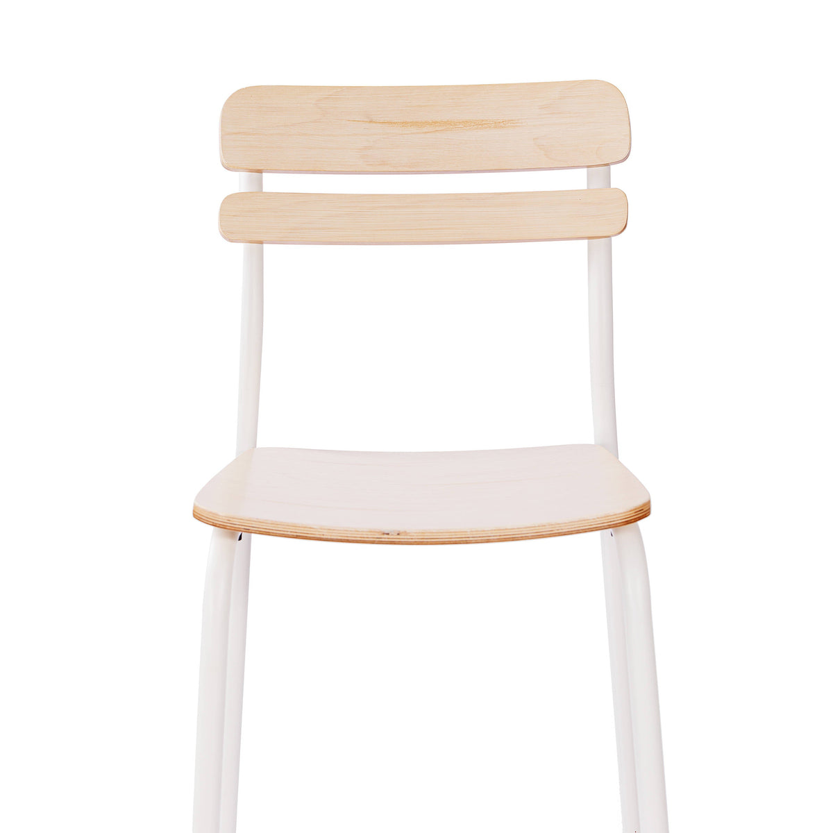Flash Furniture XU-CH10443B-ANTWHT-GG Commercial Solid Wood Bar Stool with White Frame and Antique White Finish - View 7
