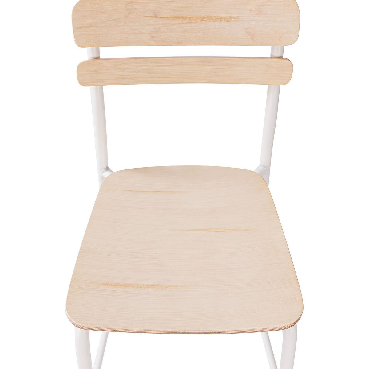 Flash Furniture XU-CH10443B-ANTWHT-GG Commercial Solid Wood Bar Stool with White Frame and Antique White Finish - View 10