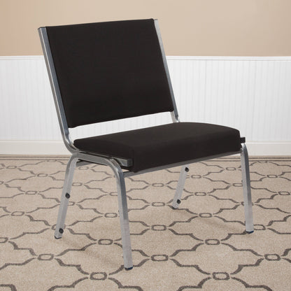 Flash Furniture XU-DG-60442-660-1-BK-GG 950 lb. Rated Black Fabric Bariatric Medical Reception Chair - View 2