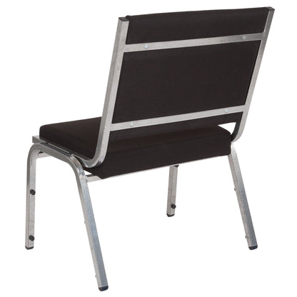 Flash Furniture XU-DG-60442-660-1-BK-GG 950 lb. Rated Black Fabric Bariatric Medical Reception Chair - View 3