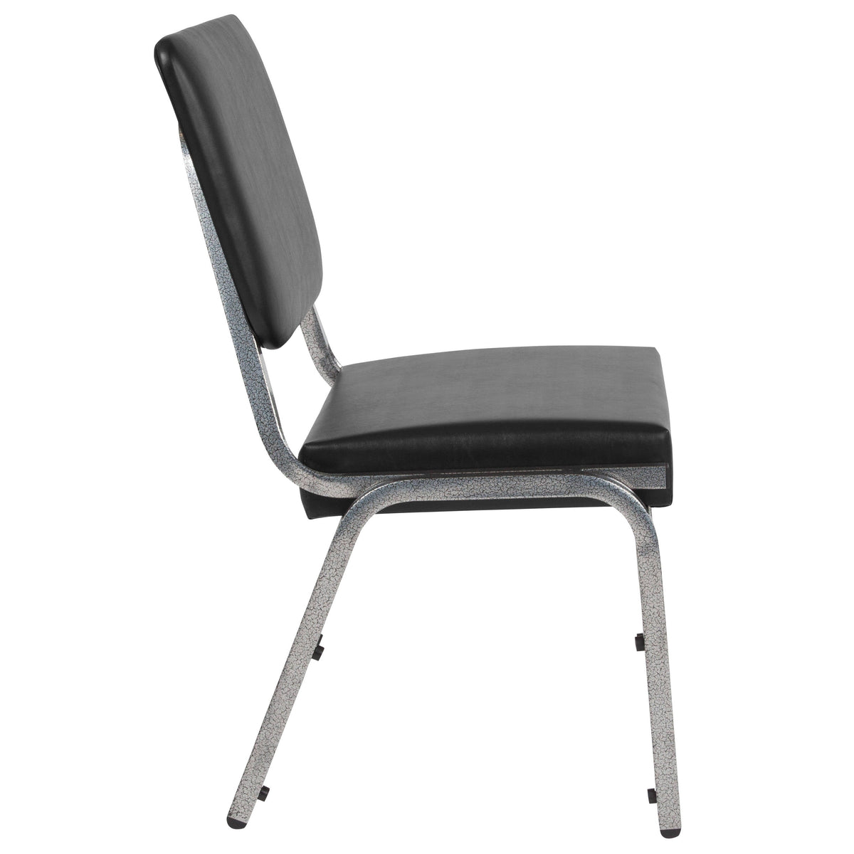 Flash Furniture XU-DG-60442-660-2-BV-GG 1000 lb. Rated Black Antimicrobial Vinyl Bariatric Medical Reception Chair - View 7