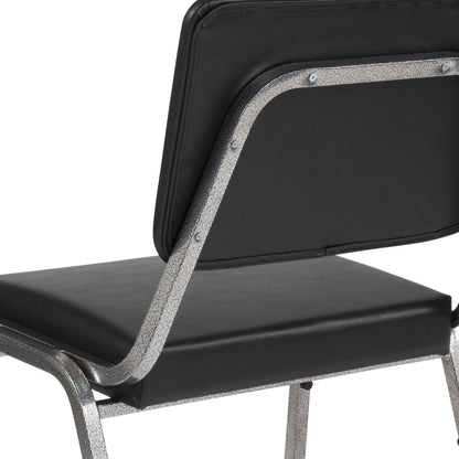Flash Furniture XU-DG-60442-660-2-BV-GG 1000 lb. Rated Black Antimicrobial Vinyl Bariatric Medical Reception Chair - View 9
